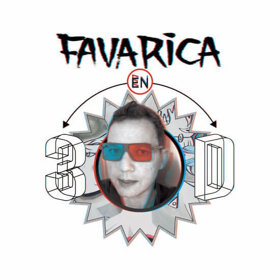 Favarica en 3D, peintures d’anaglyphes