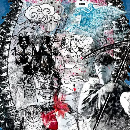 Art numérique, format carré en édition papier
